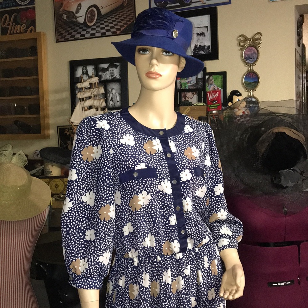 Vintage Breli Originals Floral Dress